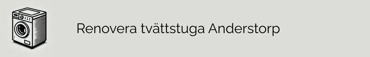 Renovera tvättstuga Anderstorp